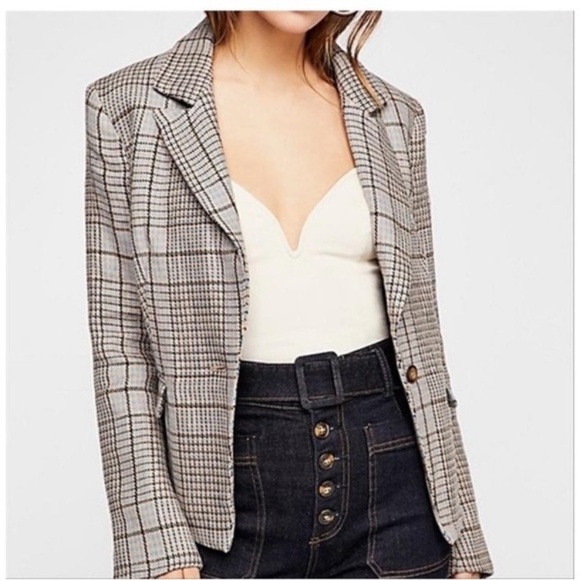 Free People Chess Blazer - Picture 3 of 6